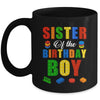 Sister Birthday Boy Master Builder Building Bricks Blocks Mug | teecentury