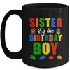 Sister Birthday Boy Master Builder Building Bricks Blocks Mug | teecentury