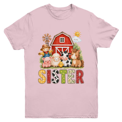 Sister Farm Cow 1St Birthday Girl Boy Matching Family Youth Shirt | teecentury