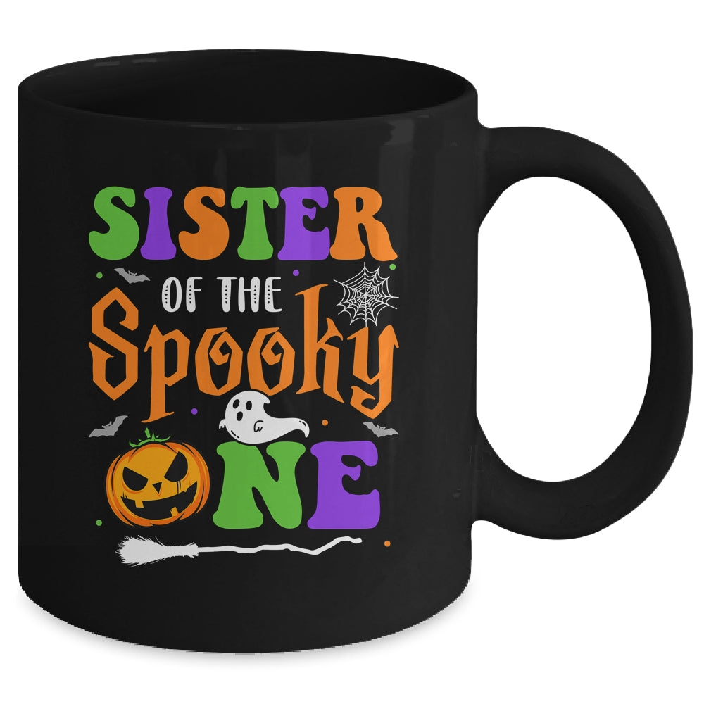 Sister Halloween 1st Birthday Boy Matching Family Spooky One Mug | teecentury
