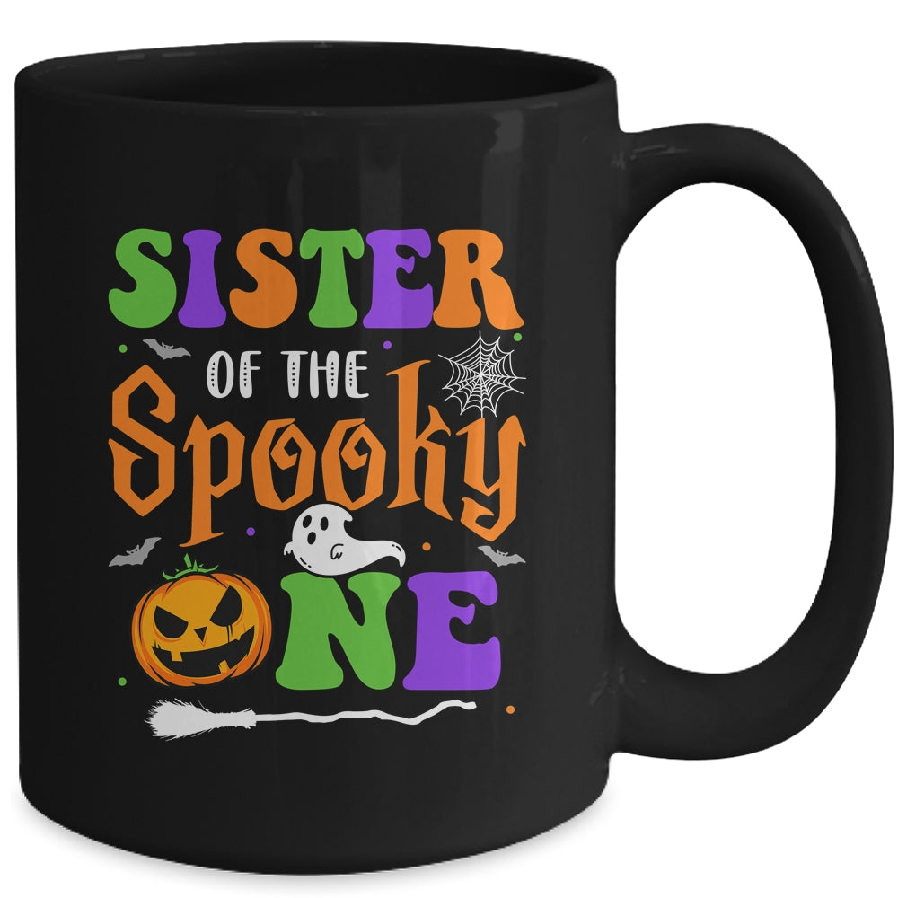 Sister Halloween 1st Birthday Boy Matching Family Spooky One Mug | teecentury
