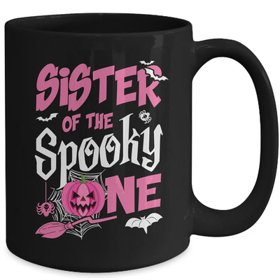 Sister Halloween 1st Birthday Girl Matching Family Spooky Mug | teecentury