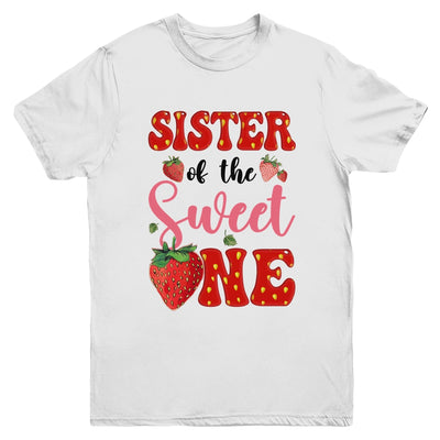 Sister Of Sweet One Strawberry Frist 1st Birthday Girl Youth Shirt | teecentury