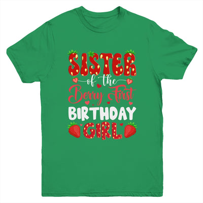 Sister Of The Berry First Birthday Of Girl Strawberry Youth Shirt | teecentury