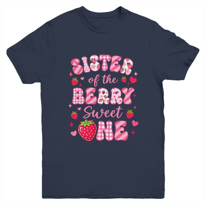 Sister Of The Berry Sweet One Strawberry First Birthday Youth Shirt | teecentury