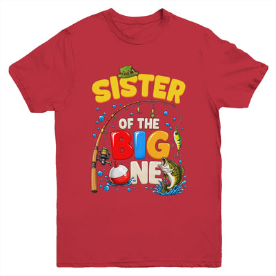 Sister Of The Big One Fishing Birthday Boy Family Party Youth Shirt | teecentury