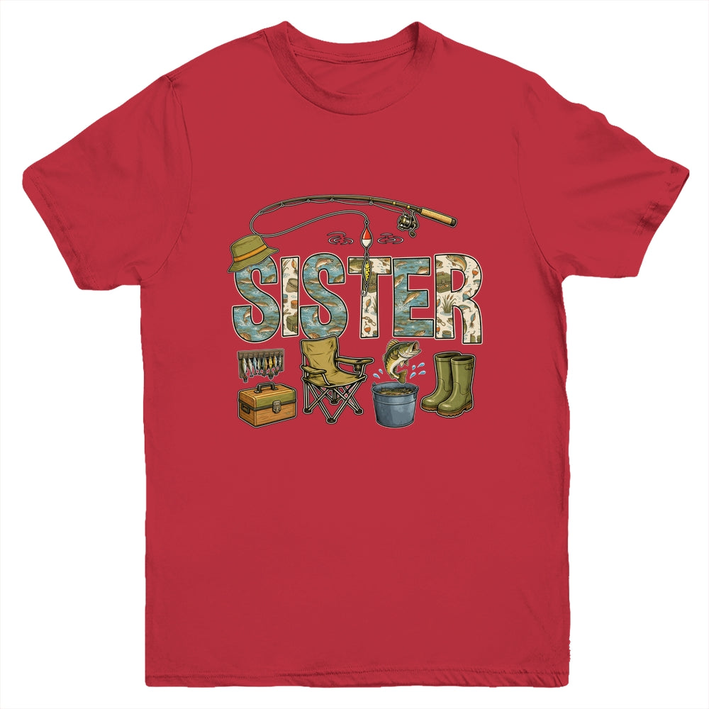 Sister Of The Big One Fishing O-Fish-Ally 1St Birthday Youth Shirt | teecentury