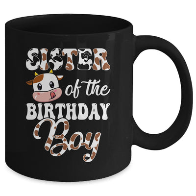 Sister Of The Birthday Boy Cow Farm 1st Birthday Boy Mug | teecentury