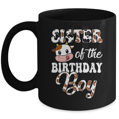 Sister Of The Birthday Boy Cow Farm 1st Birthday Boy Mug | teecentury