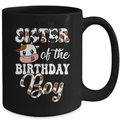 Sister Of The Birthday Boy Cow Farm 1st Birthday Boy Mug | teecentury