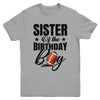 Sister Of The Birthday Boy Football 1st Birthday Party Youth Shirt | teecentury