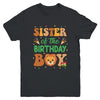 Sister Of The Birthday Boy Lion Family Party Decorations Youth Shirt | teecentury