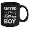 Sister Of The Birthday Boy Matching Family Party Birthday Mug | teecentury