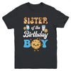 Sister Of The Birthday Boy Milk And Cookies 1st Birthday Youth Shirt | teecentury
