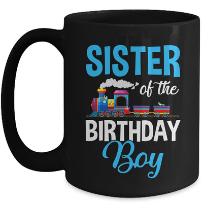 Sister Of The Birthday Boy Railroad Train Theme Lover Mug | teecentury
