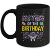 Sister Of The Birthday Boy Space Astronaut Birthday Family Mug | teecentury