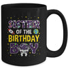 Sister Of The Birthday Boy Space Astronaut Birthday Family Mug | teecentury