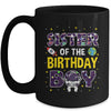 Sister Of The Birthday Boy Space Astronaut Birthday Family Mug | teecentury