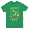 Sister Of The Birthday Boy T Rex Dinosaur Family Party Youth Shirt | teecentury