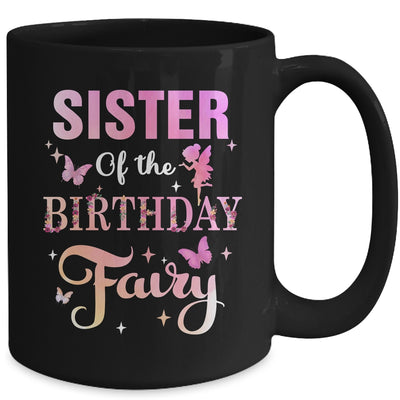 Sister Of The Birthday Fairy Princess Girl Party Decoration Mug | teecentury