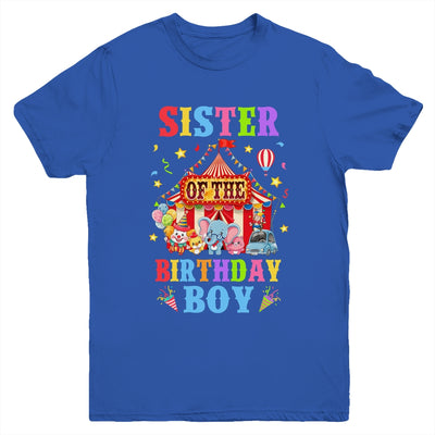 Sister Of The Birthday For Boy Circus Carnival Theme Party Youth Shirt | teecentury