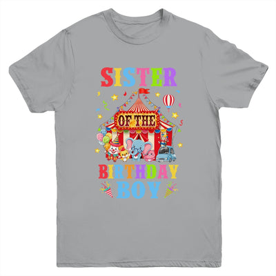 Sister Of The Birthday For Boy Circus Carnival Theme Party Youth Shirt | teecentury