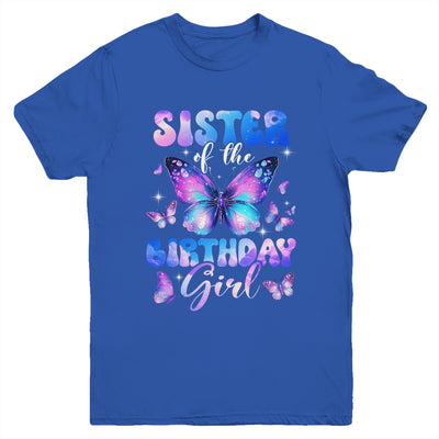 Sister Of The Birthday Girl Butterfly Family Matching Youth Shirt | teecentury