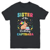 Sister Of The Birthday Girl Capybara Bday Party Family Youth Shirt | teecentury