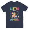 Sister Of The Birthday Girl Capybara Bday Party Family Youth Shirt | teecentury