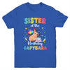Sister Of The Birthday Girl Capybara Bday Party Family Youth Shirt | teecentury