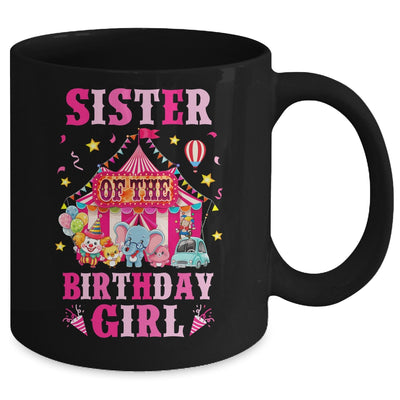 Sister Of The Birthday Girl Circus Carnival Family Party Mug | teecentury