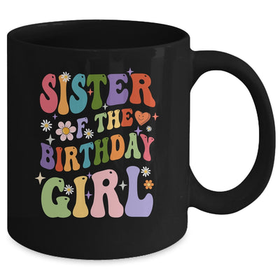 Sister Of The Birthday Girl Groovy Party 1st Birthday Girl Mug | teecentury