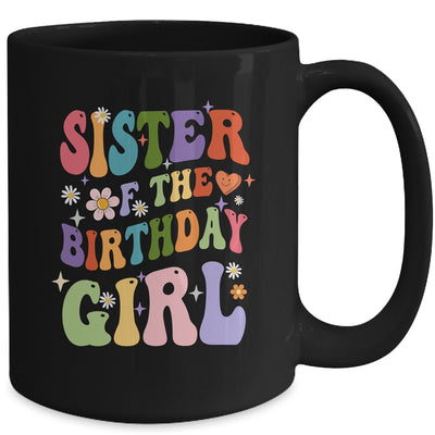 Sister Of The Birthday Girl Groovy Party 1st Birthday Girl Mug | teecentury