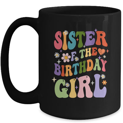 Sister Of The Birthday Girl Groovy Party 1st Birthday Girl Mug | teecentury