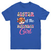 Sister Of The Birthday Girl Highland Cow Farm 1st Birthday Youth Shirt | teecentury