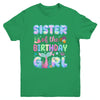 Sister Of The Birthday Mermaid Girl Family Matching Party Youth Shirt | teecentury