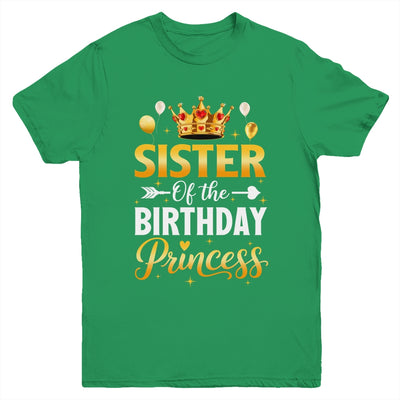 Sister Of The Birthday Princess Birthday Girl Family Kid Youth Shirt | teecentury