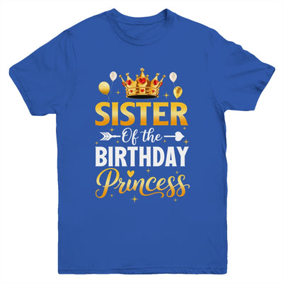 Sister Of The Birthday Princess Birthday Girl Family Kid Youth Shirt | teecentury
