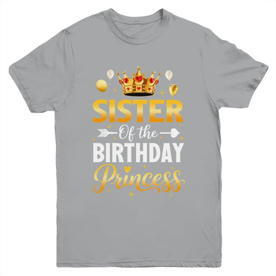 Sister Of The Birthday Princess Birthday Girl Family Kid Youth Shirt | teecentury