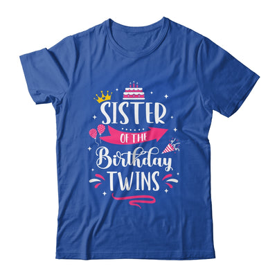 Sister Of The Birthday Twins Celebrate Twin Birthday Cute Shirt & Tank Top | teecentury