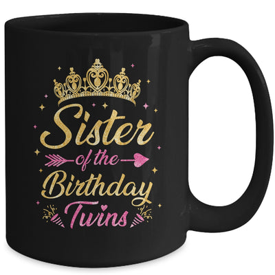 Sister Of The Birthday Twins Kids Party Birthday Twins Mug | teecentury