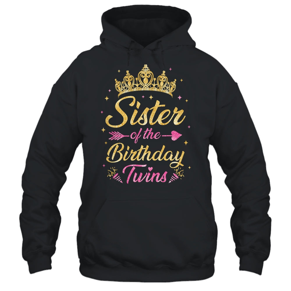 Sister Of The Birthday Twins Kids Party Birthday Twins Shirt & Tank Top | teecentury