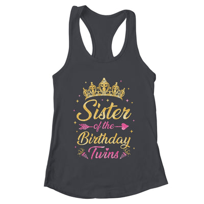 Sister Of The Birthday Twins Kids Party Birthday Twins Shirt & Tank Top | teecentury