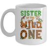 Sister Of The Birthday Wild One Safari Birthday Boy Family Mug | teecentury