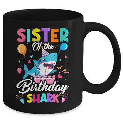 Sister Of The Shark Birthday Boy Girl Party Family Group Mug | teecentury