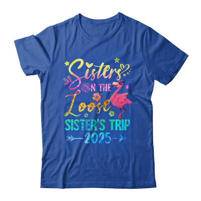 Sister On The Loose Cute Sisters Trip 2025 Weekend Flamingo Shirt & Tank Top | teecentury