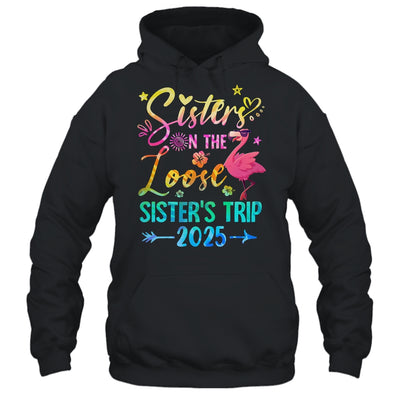 Sister On The Loose Cute Sisters Trip 2025 Weekend Flamingo Shirt & Tank Top | teecentury