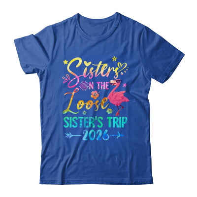 Sister On The Loose Cute Sisters Trip 2026 Weekend Flamingo Shirt & Tank Top | teecentury