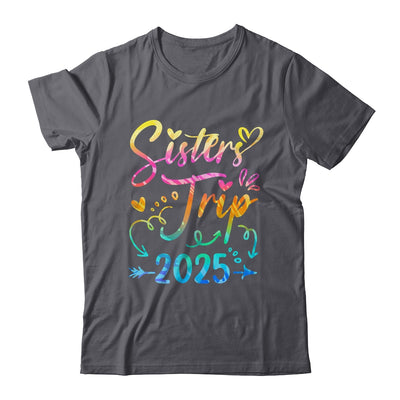 Sister's Road Trip 2025 Tie Dye Cute Sisters Weekend Trip Shirt & Tank Top | teecentury