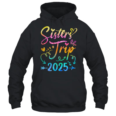 Sister's Road Trip 2025 Tie Dye Cute Sisters Weekend Trip Shirt & Tank Top | teecentury